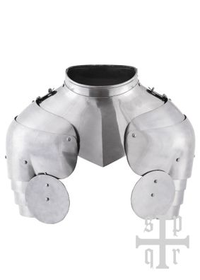 Mittelalterlicher Ringkragen mit Achseln, 14. Jh., 1,6 mm Stahl