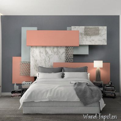 Vlies Fototapete Wandtapete Wandbilder 3D Geometrische Marmor Textur Modern 2852