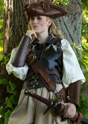 Armschienen Squire, braun, Paar