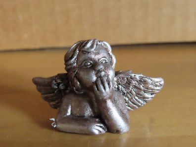 Figur Engel Oberkörper Kopf auf Hand gestützt ca. 2,9 cm H