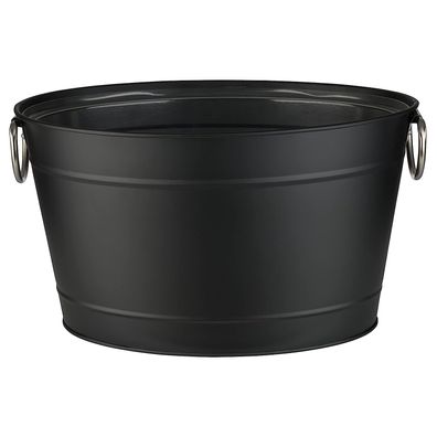 APS Wein- / Sektkühler Getränkewanne -TIN- 36101 Maße: 11 l, (LxBxH): 40x28x22 cm