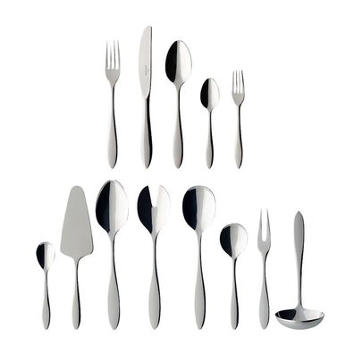 Villeroy & Boch Arthur Tafelbesteck 68tlg. Edelstahl silber/platin 1263739081