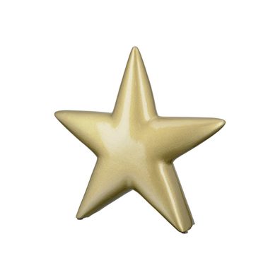 Gilde Dekoobjekt, Stern, Keramik, goldfarben, VE 1, L. 8 cm, B. 39 cm, H. 39 cm