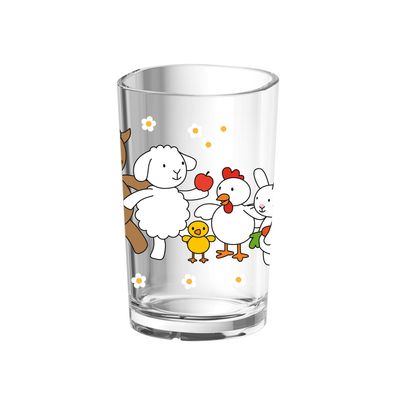 Emsa KIDS Kinderglas, Grün / Tiere, 0,2 L 3100513720