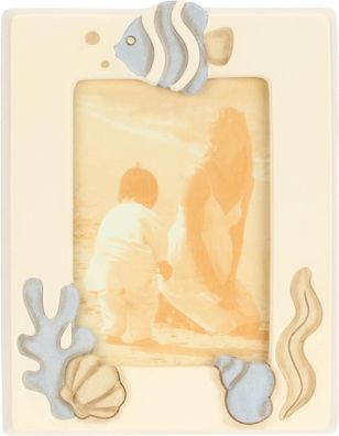 Thun Fotorahmen aus Keramik Mare da amare, mittel 16 x 20,5 x 2 cm; dimensione