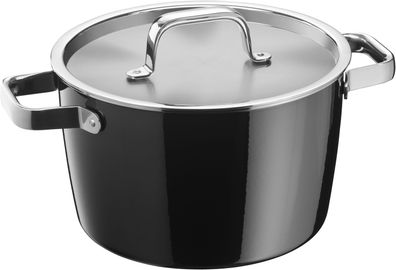 WMF Fusiontec Aromatic Kochtopf, 22 cm, Black 3201111775