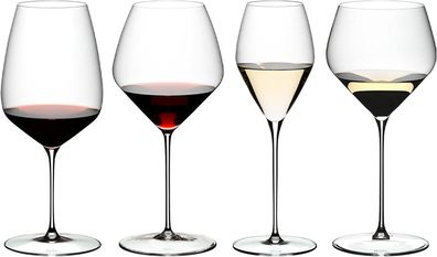 Riedel Vorteilset 4 x 4 Stück RIEDEL Veloce Tasting Set Cabernet/Merlot + Pinot