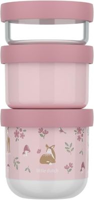 Mepal Mio Geschirr snackbox stapelbar mio 3-teilig - fairy garden Ø86 x 179