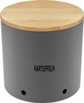 Magu Kartoffeltopf Schiefer Anthrazit Natur-Design 136666