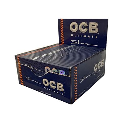 OCB Ultimate Slim Zigarettenpapier 50 Hefte à 32 Blatt