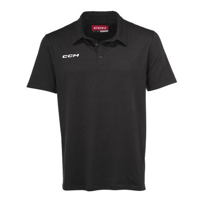 Polo CCM Fitted Senior - Farbe: schwarz Größe: L