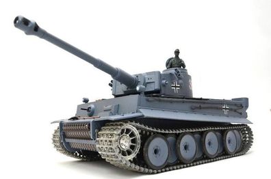 Ferngesteuerter Panzer mit Schuss German Tiger I 1:16 R&S, 7.0 - PRO mit RRZ
