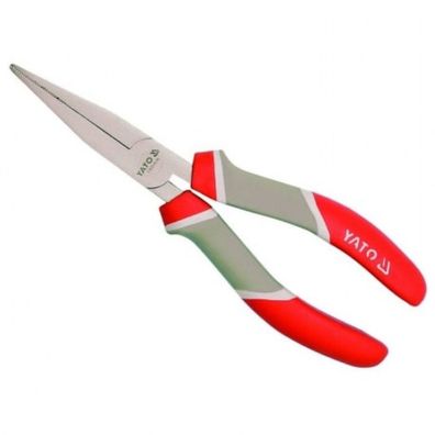 Flachrundzange Telefonzange Spitzzange 160mm mit Schneide