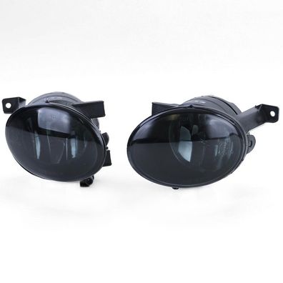 Klarglas Nebelscheinwerfer Set Schwarz Smoke für VW UP + Eos