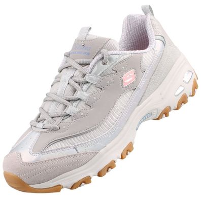Skechers D'Lites Dazzling Shine Damen Sneaker Grau 150556-GRY