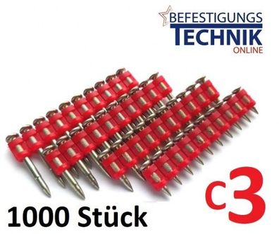 Stahl-und Betonnägel 3,0x17mm für Akku Betonnagler Tjep CP-40A Hikoki NC1840DAW C