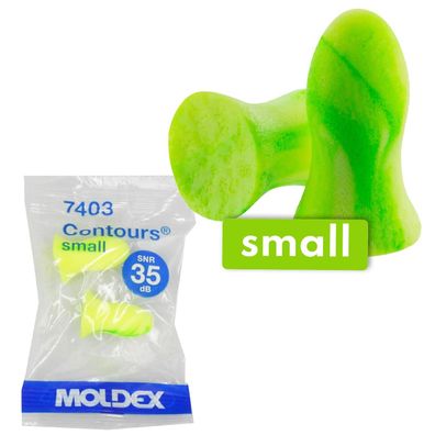 Moldex Contours Small 7403 Einwegstöpsel Ohrstöpsel Gehörschutzstöpsel Schaumstoff