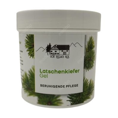 3,16 Euro pro 100ml Latschenkiefer Gel 250 ml vom Pullach Hof