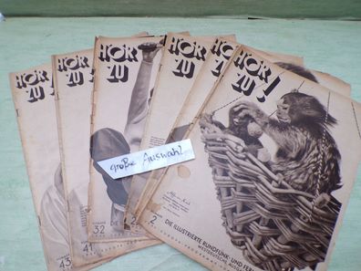 Hör Zu Illustrierte Rundfunk und Fernsehzeitung Westdeutsche Ausgabe 1953/54 Mecki