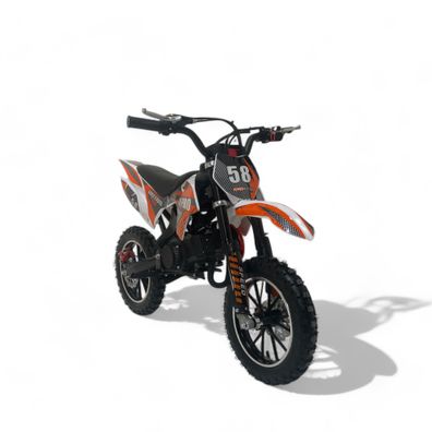 KXD 702 2T 49ccm Dirt Bike Kinder Cross Bike Motor Bike Geländebike Orange