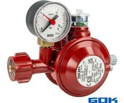 GOK Haushaltsregler, Betriebsdruck:50 mbar mit SBS