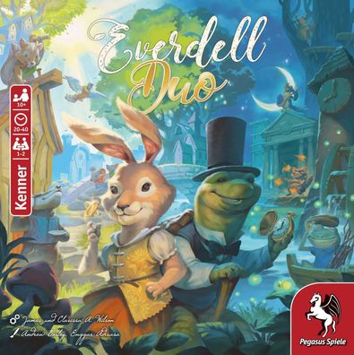 Pegasus Spiele Everdell Duo Brettspiel Abenteuer Wettstreit Tiere Jahreszeiten