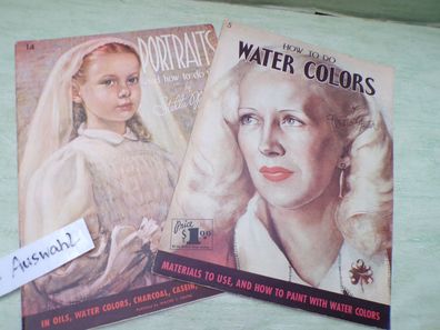 How to do water color Walter Foster Portraits Stella Mackie Ölfarben malen Talens