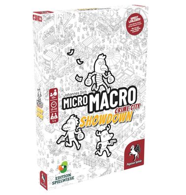 MicroMacro: Crime City 4 Showdown Edition Spielwiese Kartenspiel Pegasus Spiele