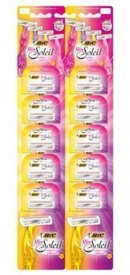 Bic Miss Soleil Color Damenrasierer - 10 Stueck Hochwertig