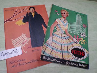 Vetter Versand Mannheim Hauptkatalog 1956 Herbst Winter 1956/57