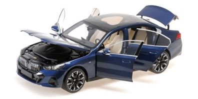 BMW Miniatur i5 G60 blue met. 1:18