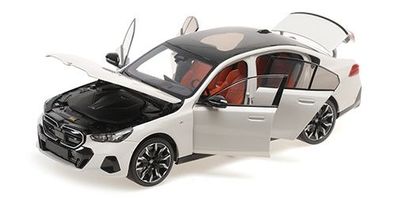 BMW Miniatur i5 G60 white metallic 1:18