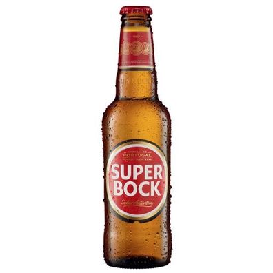 Flaschen Super Bock je 6 x 0,33l - Das Kultbier aus Portugal
