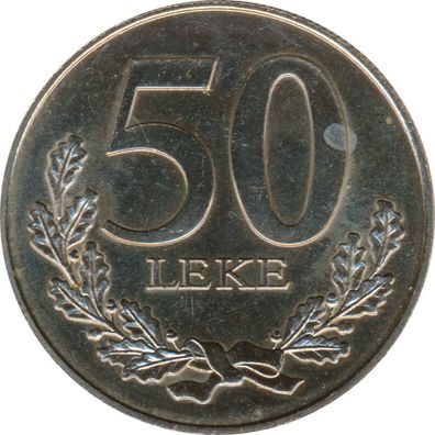 Albanien 50 Leke 2000 König Genthios zu Pferd*