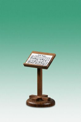 Holzfigur Notenständer für Engel natur Höhe 6,5cm NEU Holzengel Instrument Seiffe