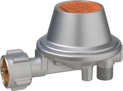 GOK Gasregler - 50mbar - 0,8kg/h - 90° abgewinkelt - ohne Manometer