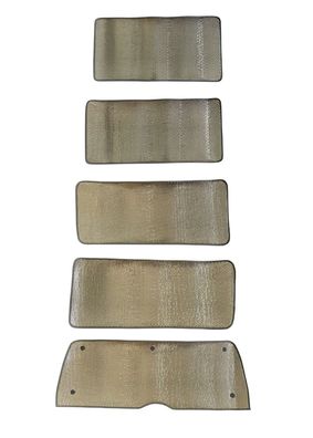 Thermomatten 5-tlg. Wohnraum innen f. lange VW Buse T 5 T6 Heckklappe 43624m NEU