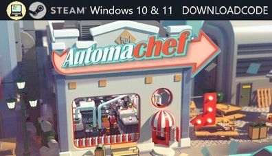 NEU PC Computer Spiel Automachef für Windows 10 11 STEAM Download Code Game Key
