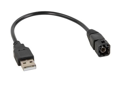USB Adapter passend für diverse VW Fahrzeuge LVDS schwarz>USB-A