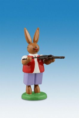Osterdekoration Osterhase mit Bratsche Höhe 7,5cm NEU Osterdeko Osterhasenfigur O