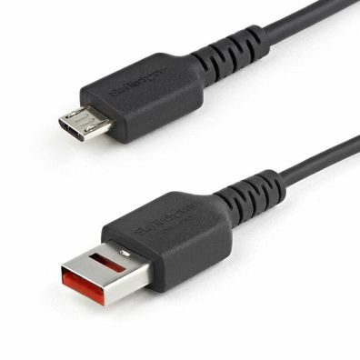 Startech. Com 3ft 1m Secure Charging Cable Usb-A To Micro Usb Data Blocker