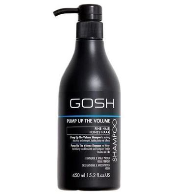 Gosh Volumen Shampoo fuer volles Haar, 450 ml