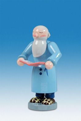 Holzfigur Petrus mit Buch Höhe 6cm NEU Holzengel Instrument Seiffen Erzgebirge Fi