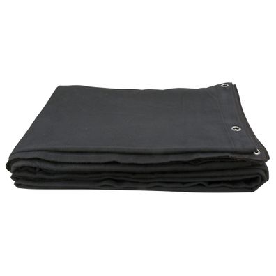 Showgear Backdrop Stagemolton 320 g/m² Schwarz - 300 x 600 cm (B x H)