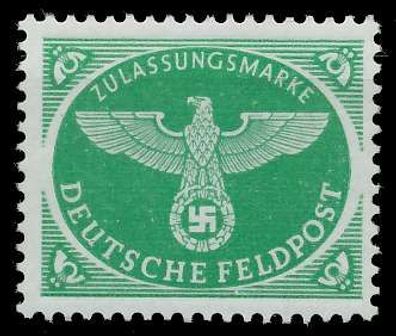 Deutsches REICH Feldpost Nr 4y postfrisch X99A2F2