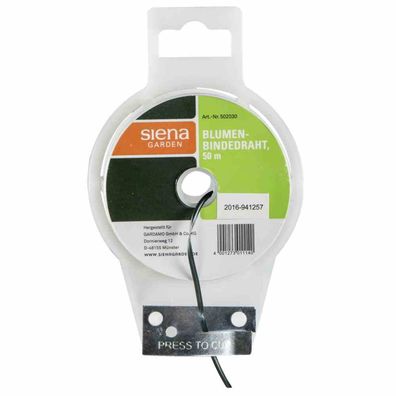 Bindestreifen 50 m mit Abschneider Kunststoff