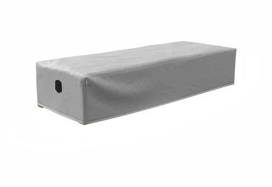 AquaShield Liegenhülle 210x75xH40 cm hellgrau, 100% Polyester