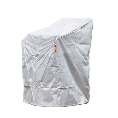 AquaShield Stapelstuhlhülle 67x67xH80/110 cm hellgrau, 100% Polyester