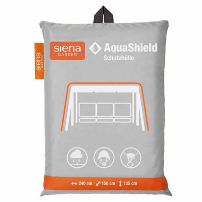 AquaShield Schaukelhülle 240x150xH135 cm hellgrau, 100% Polyester