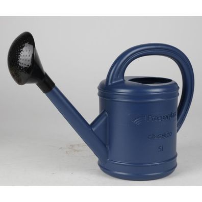 Gießkanne blau 5L mit Brause Blumengießkanne Wasserkanne Blumenkanne Kanne